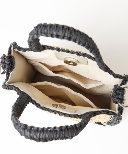 niko and...（ニコアンド）の「オリジナル2WAYトートチェンジショルダーバッグ（ショルダーバッグ・レディース・ブラック/オレンジ・0）」の8枚目の写真