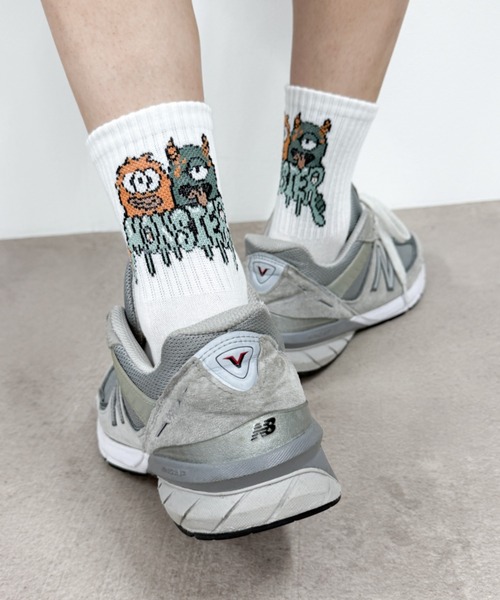 WEGO(ウィゴー)の「WEGO/デザインソックス(ソックス/靴下・メンズ・その他1/その他2/その他3/その他4/その他6/その他7/その他8/その他5/その他9・25-27CM)」の9枚目の写真
