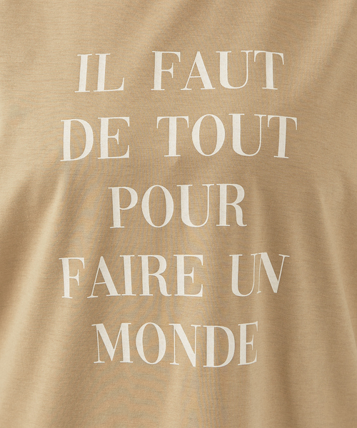 abahouse mavie（アバハウスマヴィ）の「ロゴ＆刺繍コンパクト半袖Ｔシャツ（Tシャツ/カットソー・レディース・ホワイト系その他/ダークネイビー/ライトグレー/ベージュ/ホワイト系その他2/チャコールグレー・フリー）」の12枚目の写真