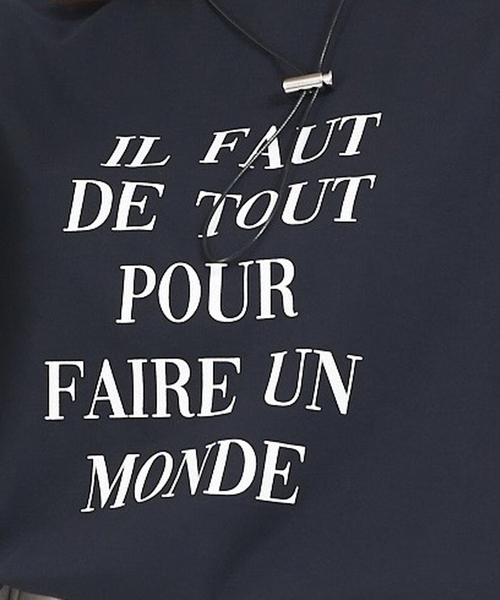 abahouse mavie（アバハウスマヴィ）の「ロゴ＆刺繍コンパクト半袖Ｔシャツ（Tシャツ/カットソー・レディース・ホワイト系その他/ダークネイビー/ライトグレー/ベージュ/ホワイト系その他2/チャコールグレー・フリー）」の16枚目の写真