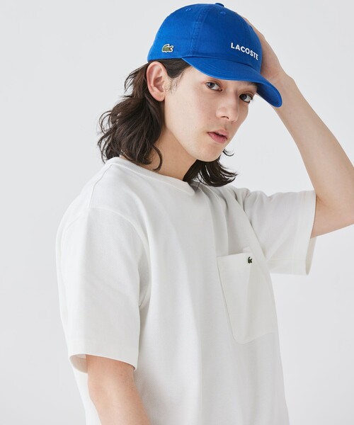 新品未使用　lacoste ウォッシュドツイルローキャップ セール】ウォッシュドツイルローキャップ（キャップ）｜LACOSTE