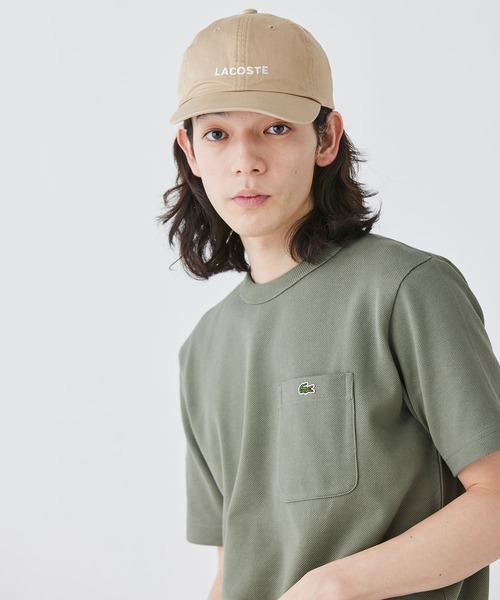 LACOSTE（ラコステ）の「ウォッシュドツイルローキャップ