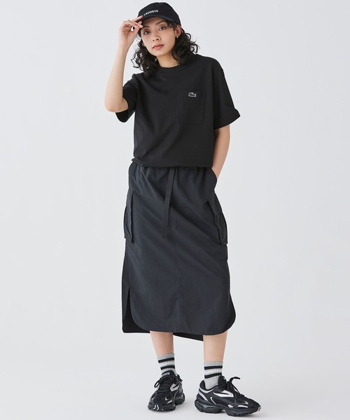 セール】ウォッシュドツイルローキャップ（キャップ）｜LACOSTE