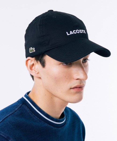 LACOSTE（ラコステ）の「ウォッシュドツイルローキャップ（キャップ・メンズ・ベージュ/ブラック/ロイヤルブルー・58cm）」の14枚目の写真