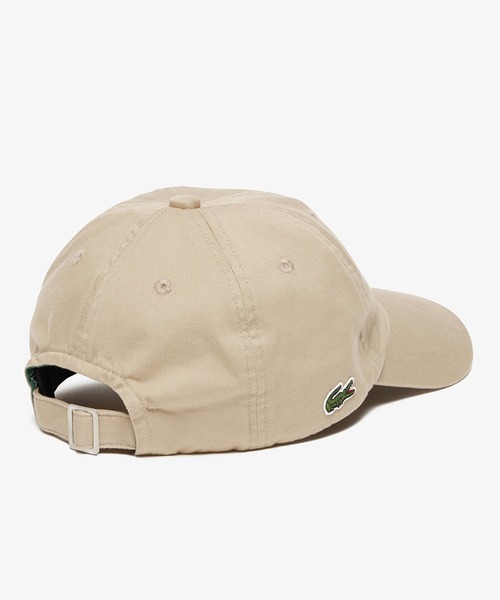 LACOSTE（ラコステ）の「ウォッシュドツイルローキャップ（キャップ・メンズ・ベージュ/ブラック/ロイヤルブルー・58cm）」の19枚目の写真