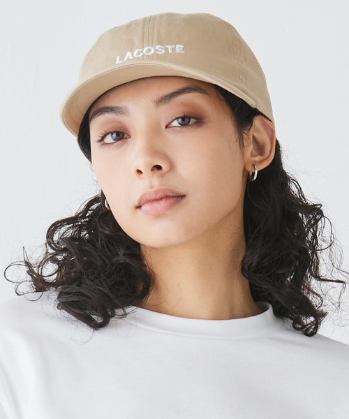 新品未使用　lacoste ウォッシュドツイルローキャップ セール】ウォッシュドツイルローキャップ（キャップ）｜LACOSTE