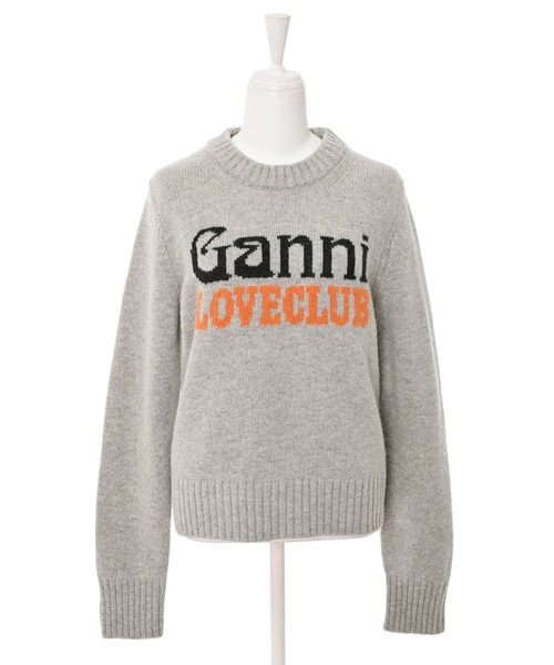 ganni ロゴニット GANNI（ガニー）の「【GANNI】カラーロゴニット（ニット