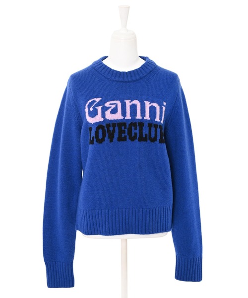 GANNI（ガニー）の「【GANNI】カラーロゴニット（ニット/セーター・レディース・ブルー/グレー・X-SMALL/SMALL）」の9枚目の写真