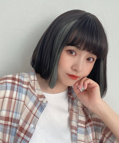 Brightlele（ブライトララ）の「「 カジュアルボブ 2タイプバング 」 ウィッグ ボブ レディース ショート インナーカラー（ウィッグ・レディース・その他12/その他13/その他14/その他15/その他16/その他17/その他18/その他19/その他20/その他5/その他6/その他7/その他8/その他9/その他10/その他11/その他1/その他3/その他4/その他2・フリー）」の8枚目の写真