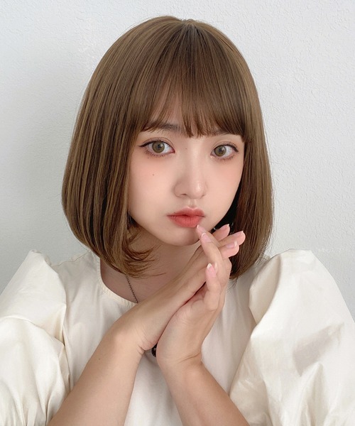 Brightlele（ブライトララ）の「「 カジュアルボブ 2タイプバング 」 ウィッグ ボブ レディース ショート インナーカラー（ウィッグ・レディース・その他12/その他13/その他14/その他15/その他16/その他17/その他18/その他19/その他20/その他5/その他6/その他7/その他8/その他9/その他10/その他11/その他1/その他3/その他4/その他2・フリー）」の14枚目の写真