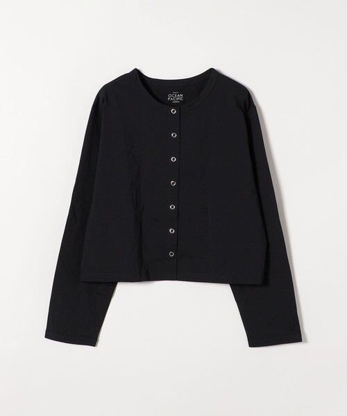 Ocean Pacific(オーシャンパシフィック)の「【SHIPS any別注】Ocean Pacific:ラッシュガード (クリアバッグ付)24SS(ラッシュガード・レディース・ブラック/オフホワイト・ONE SIZE)」の4枚目の写真