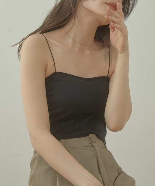 ACYM（アシーム）の「Pad in キャミソール（キャミソール・レディース・ホワイト/グレー/ブラック・FREE）」の5枚目の写真