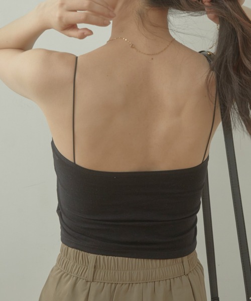 ACYM（アシーム）の「Pad in キャミソール（キャミソール・レディース・ホワイト/グレー/ブラック・FREE）」の8枚目の写真