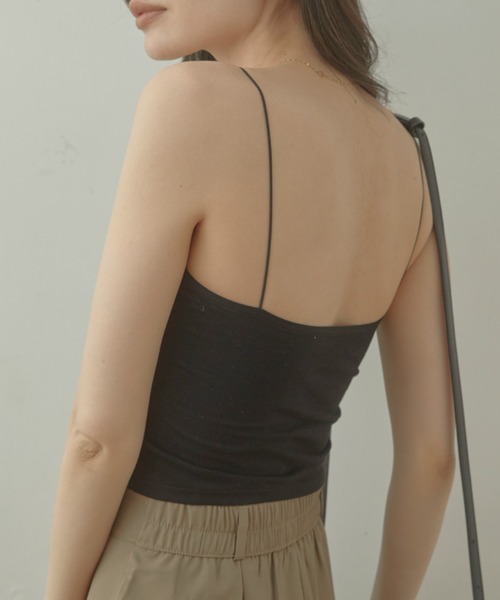 ACYM（アシーム）の「Pad in キャミソール（キャミソール・レディース・ホワイト/グレー/ブラック・FREE）」の7枚目の写真