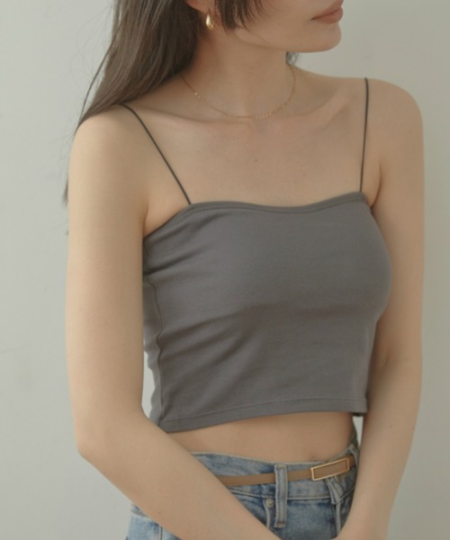 ACYM（アシーム）の「Pad in キャミソール（キャミソール・レディース・ホワイト/グレー/ブラック・FREE）」の9枚目の写真
