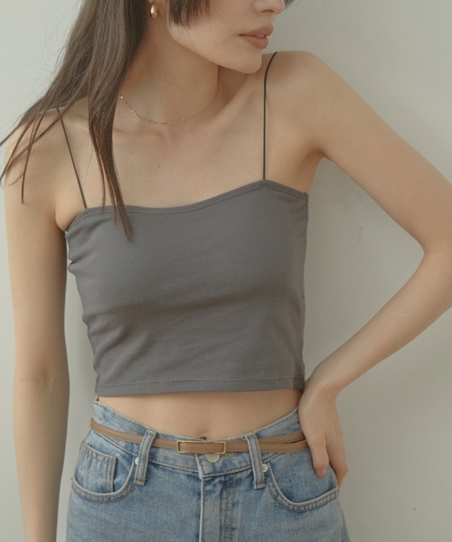 ACYM（アシーム）の「Pad in キャミソール（キャミソール・レディース・ホワイト/グレー/ブラック・FREE）」の10枚目の写真