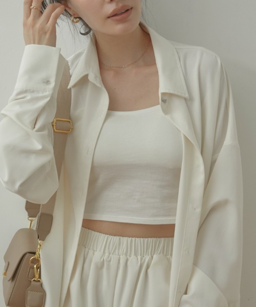 ACYM（アシーム）の「Pad in キャミソール（キャミソール・レディース・ホワイト/グレー/ブラック・FREE）」の22枚目の写真