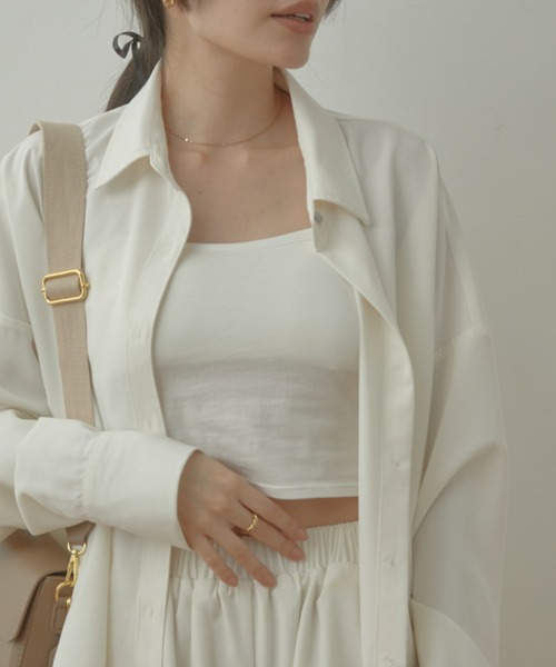 ACYM（アシーム）の「Pad in キャミソール（キャミソール・レディース・ホワイト/グレー/ブラック・FREE）」の21枚目の写真