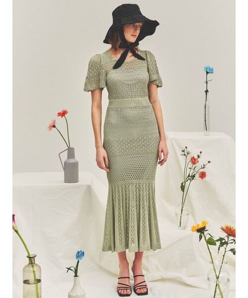 RESEXXY（リゼクシー）の「ランダムラインピンヒールサンダル（サンダル・レディース・ブラック/アイボリー/シルバー・SMALL/LARGE/MEDIUM）」の10枚目の写真