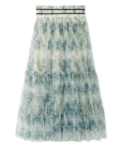 LILY BROWN（リリーブラウン）の「ダブルラインチュールスカート（スカート・レディース・その他/ホワイト/レッド・0/1）」の18枚目の写真