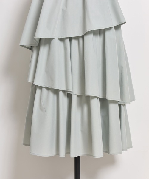 NOELA(ノエラ)の「コットンティアードスカート(スカート・レディース・ベージュ/グレー/オフホワイト・S/M)」の17枚目の写真