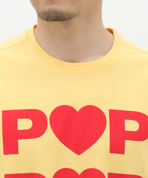 POP TRADING COMPANY(ポップトレーディングカンパニー)の「POP TRADING COMPANY / ポップトレーディングカンパニー hearts t-shirt(Tシャツ/カットソー・メンズ・イエロー・LARGE/X-LARGE)」の11枚目の写真