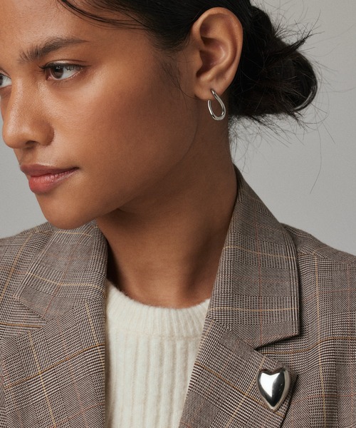 CENE（セネ）の「【CENE】セネ/アシンメトリードロップピアス（ピアス（両耳用）・レディース・シルバー/ゴールド・FREE）」の6枚目の写真