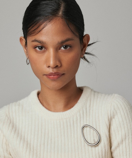 CENE（セネ）の「【CENE】セネ/アシンメトリードロップピアス（ピアス（両耳用）・レディース・シルバー/ゴールド・FREE）」の3枚目の写真