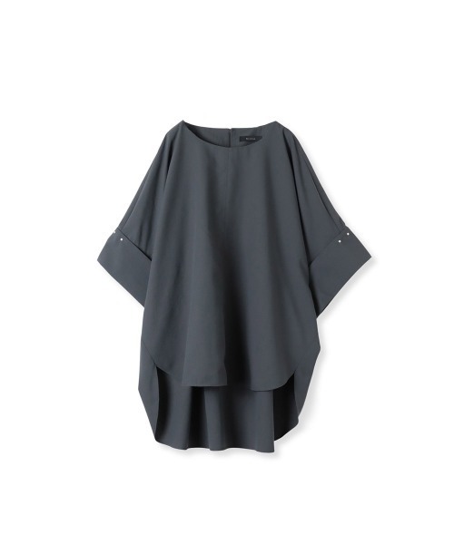 VICKY(ビッキー)の「【BIGシルエット】ドルマンブラウス≪手洗い可能≫(シャツ/ブラウス・レディース・ホワイト/チャコールグレー・M)」の6枚目の写真