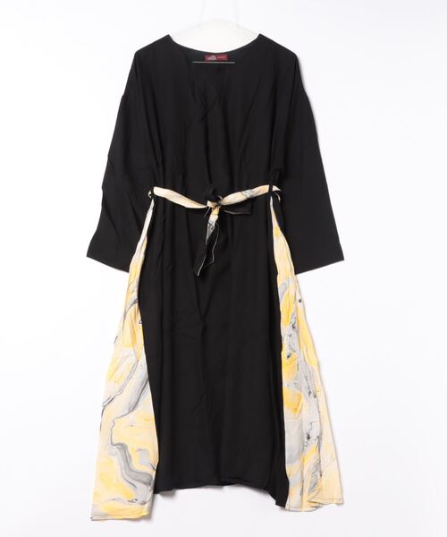 【カヤ】色流し八掛ワンピース（ワンピース）｜カヤ（カヤ）