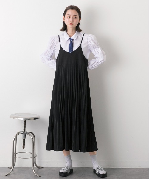 ad thie（アドティエ）の「アソート柄 ジップデザインネクタイ（ネクタイ・レディース・ネイビー系1/ネイビー系3/ブラック/ボルドー/ネイビー系2・FREE）」の14枚目の写真