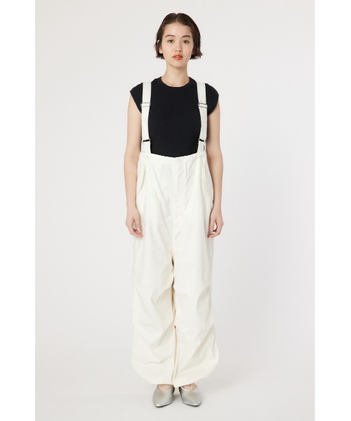 RODEO CROWNS WIDE BOWL（ロデオクラウンズワイドボウル）の「サスペンダー付きオーバーパンツ（つなぎ/オールインワン・レディース・グレー/カーキ/ライトピンク/オフホワイト・FREE）」の17枚目の写真