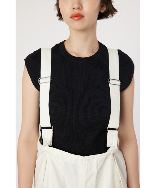 RODEO CROWNS WIDE BOWL（ロデオクラウンズワイドボウル）の「サスペンダー付きオーバーパンツ（つなぎ/オールインワン・レディース・グレー/カーキ/ライトピンク/オフホワイト・FREE）」の20枚目の写真