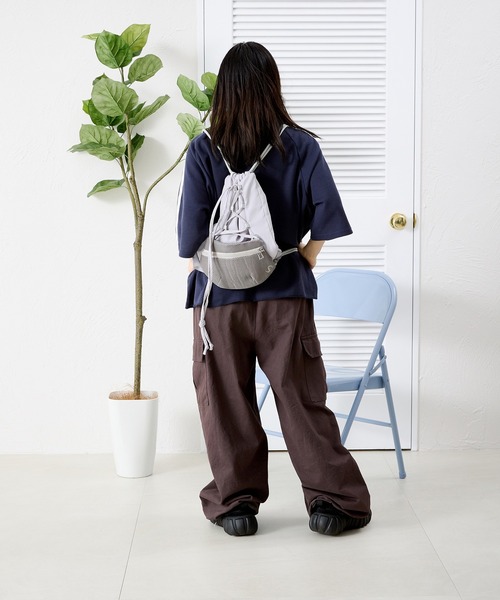 kutir(クティール)の「ワッフルドロストリボンTシャツ(Tシャツ/カットソー・レディース・ネイビー/アイボリー/その他/ライトブルー・FREE)」の20枚目の写真