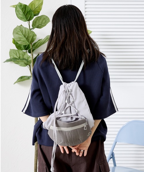 kutir(クティール)の「ワッフルドロストリボンTシャツ(Tシャツ/カットソー・レディース・ネイビー/アイボリー/その他/ライトブルー・FREE)」の17枚目の写真