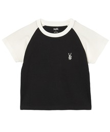 X-girl | EMBROIDERED BUNNY RAGLAN SLEEVE BABY TEE(Tシャツ/カットソー)