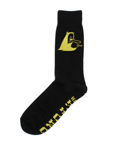 HUF(ハフ)の「HUF / BARRY McGEE ソックス(ソックス/靴下・メンズ・ホワイト/ブラック・ONE SIZE)」の1枚目の写真