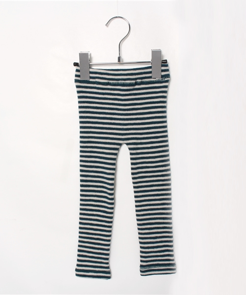 PONY GO ROUND(ポニーゴーラウンド)の「KNIT SPATS(レギンス/スパッツ・キッズ・ブラウン/ブルー・L/S)」の1枚目の写真