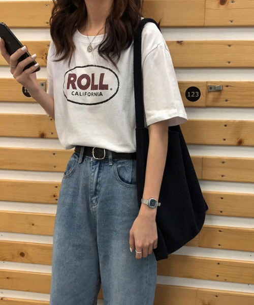 Teem Store(チームストア)の「ヴィンテージサークルロゴプリント Tシャツ(Tシャツ/カットソー・レディース・ホワイト/チャコール/イエロー・XL/M/L)」の17枚目の写真