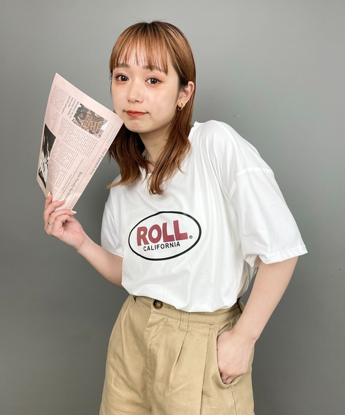 Teem Store(チームストア)の「ヴィンテージサークルロゴプリント Tシャツ(Tシャツ/カットソー・レディース・ホワイト/チャコール/イエロー・XL/M/L)」の13枚目の写真