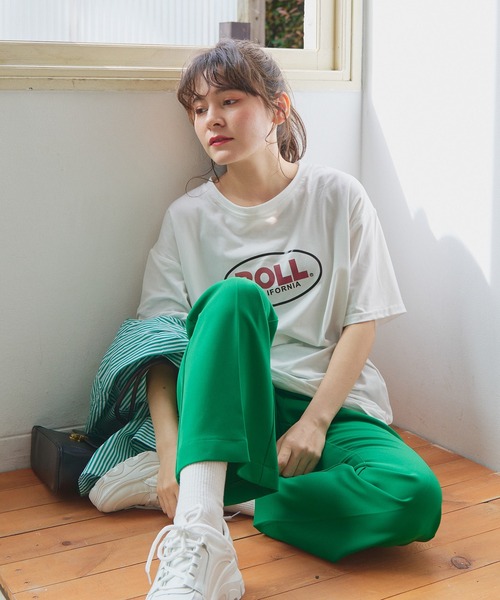 Teem Store(チームストア)の「ヴィンテージサークルロゴプリント Tシャツ(Tシャツ/カットソー・レディース・ホワイト/チャコール/イエロー・XL/M/L)」の11枚目の写真