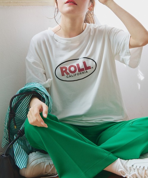 Teem Store(チームストア)の「ヴィンテージサークルロゴプリント Tシャツ(Tシャツ/カットソー・レディース・ホワイト/チャコール/イエロー・XL/M/L)」の7枚目の写真