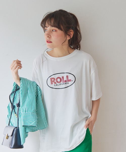 Teem Store(チームストア)の「ヴィンテージサークルロゴプリント Tシャツ(Tシャツ/カットソー・レディース・ホワイト/チャコール/イエロー・XL/M/L)」の5枚目の写真