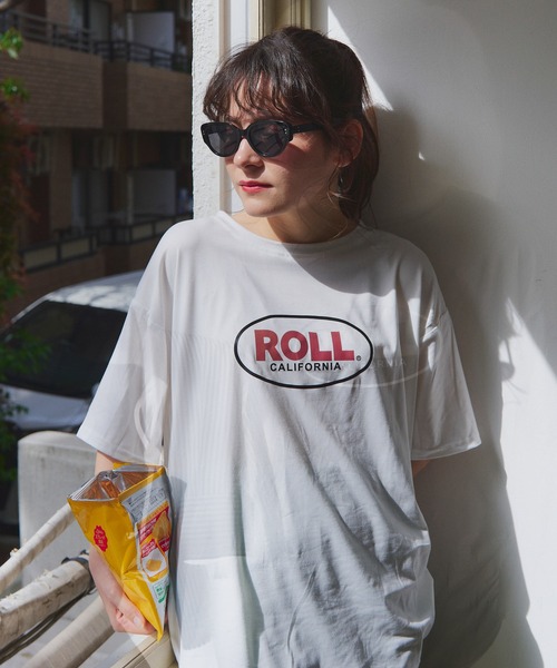 Teem Store(チームストア)の「ヴィンテージサークルロゴプリント Tシャツ(Tシャツ/カットソー・レディース・ホワイト/チャコール/イエロー・XL/M/L)」の4枚目の写真