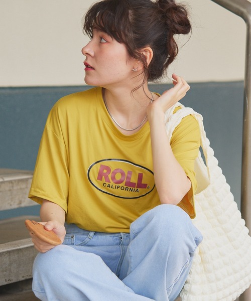 Teem Store(チームストア)の「ヴィンテージサークルロゴプリント Tシャツ(Tシャツ/カットソー・レディース・ホワイト/チャコール/イエロー・XL/M/L)」の20枚目の写真