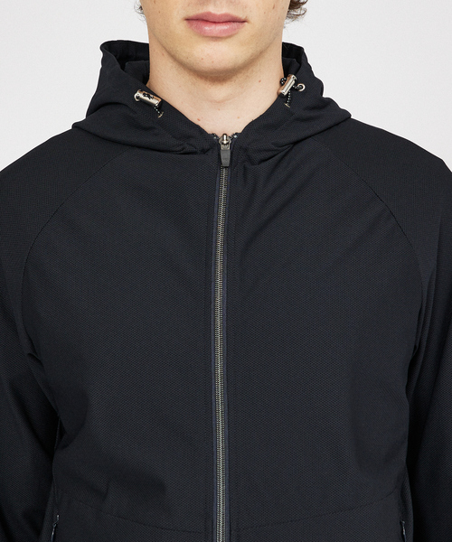 DESIGNWORKS（デザインワークス）の「【セットアップ対応】サマー メッシュパーカー（パーカー・メンズ・グレイッシュベージュ/ダークネイビー・50/48/46）」の6枚目の写真