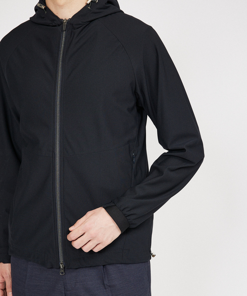 DESIGNWORKS（デザインワークス）の「【セットアップ対応】サマー メッシュパーカー（パーカー・メンズ・グレイッシュベージュ/ダークネイビー・50/48/46）」の7枚目の写真