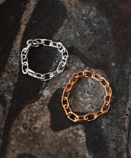 ombre bijoux(オンブルビジュー)の「チェーンリング(K18gp)(リング・レディース・ゴールド・#5/#16/#1/#9/#12/#20)」の4枚目の写真