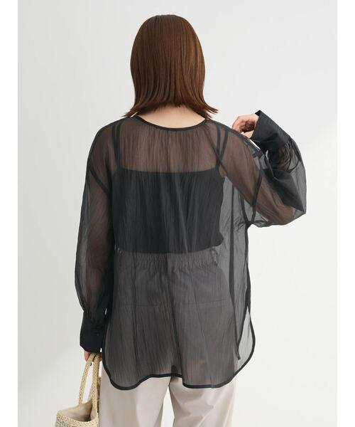 Green Parks(グリーンパークス)の「カップ付きマルチストラップタンク(タンクトップ・レディース・カーキ/ホワイト/ブラック/ベージュ・FREE)」の13枚目の写真