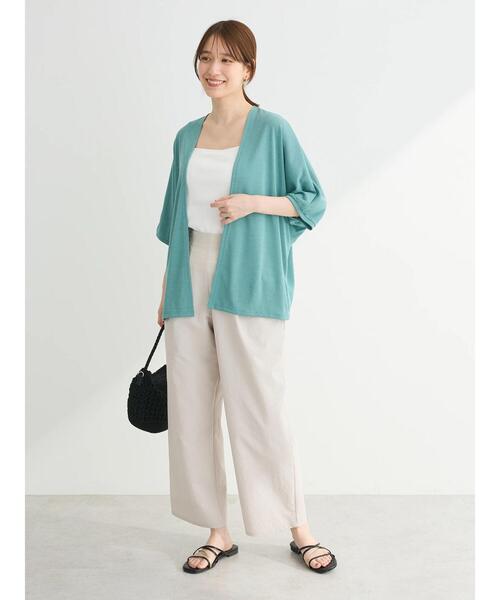 Green Parks(グリーンパークス)の「カップ付きマルチストラップタンク(タンクトップ・レディース・カーキ/ホワイト/ブラック/ベージュ・FREE)」の7枚目の写真